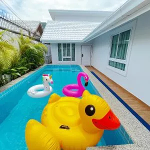 Pattaya Aqua Villa - Pool - Kitchen - BBQ - Smart TV
