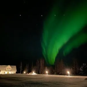 Northern Lights exclusive house by the river