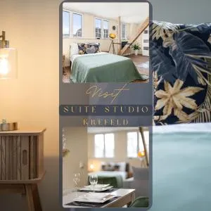 Suite Studio nah Messe & Rhein I Netflix I Küche
