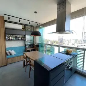 Apartamento com vista incrível para o pôr do sol