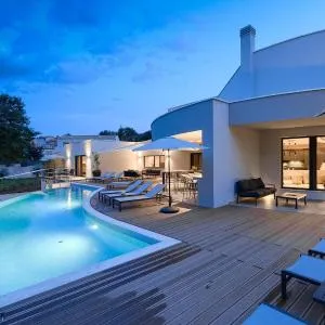 Picturesque Labin Villa 7 Bedrooms Villa Harmonia Istria Private Heated Swimming Pool and Outdoor BBQ Istria