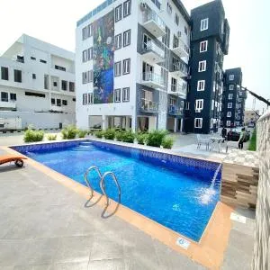 Luxury 3BR + 3.5bath apartment in Victoria Island with pool