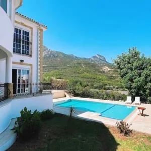 Tropical Mountain Villa With Pool & Sea View