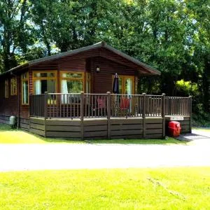 Rustic Fawn Lodge with Hot Tub for 4 - Resort Spa in Devon