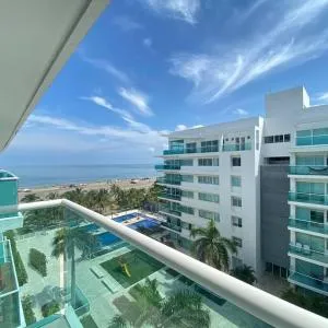 Apartamento con linda vista al mar Primera Linea