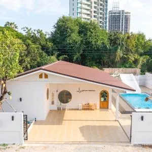 De Beach pool villa เดิน 3 นาทีจากชายหาด