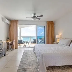 Maho Beach House - Sand Bar Studio - Ocean View