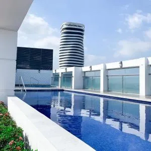Departamento con Piscina, Jacuzzi y GYM