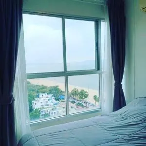 Beautiful Jomtien oceanview 34sqm 28 floor 1bedroom วิวทะเล