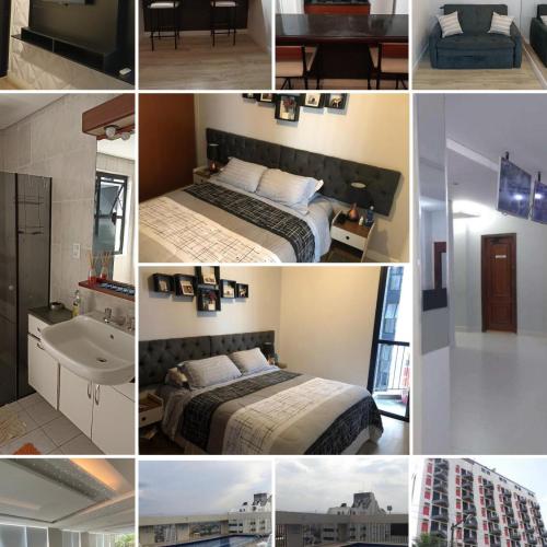 Flat Palladium com piscina em São Vicente, SP - pousada e hospedagem