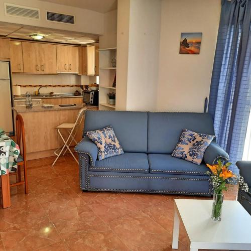 Apartamento playero con vistas a la montaña
