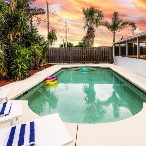 Image of Serenity Retreat Pool BBQ Swing Set WiFi+