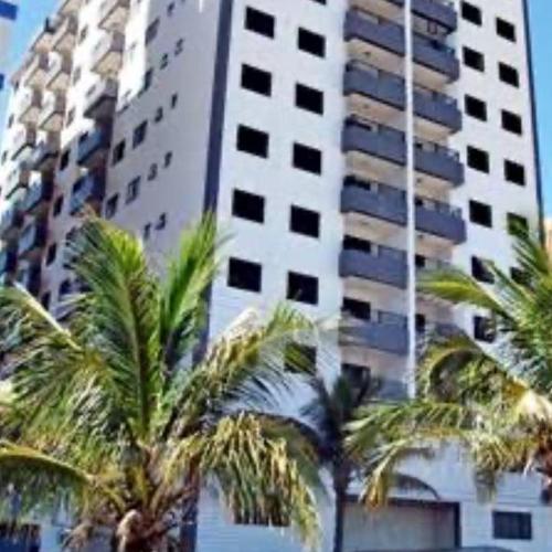 Apartamento beira mar Centro da cidade WiFi grátis em Mongaguá, SP - pousada e hospedagem