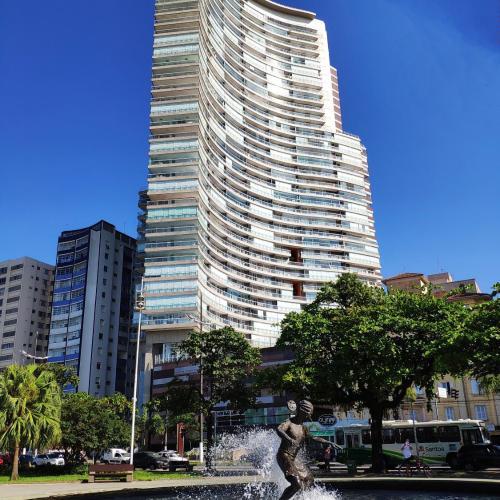 Book Santos Apartamentos no Unlimited Ocean Front Pertinho do mar em Santos, SP - pousada e hospedagem