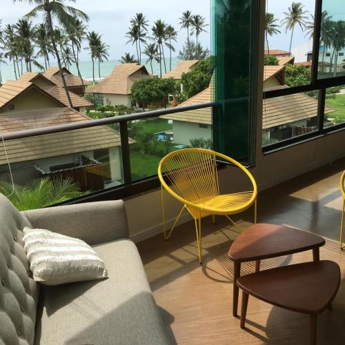 Praia dos Carneiros, Flat com Vista Mar, 2 quartos, em Resort de Luxo em Tamandaré, PE - pousada e hospedagem