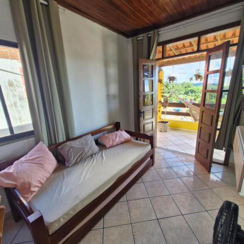 Loft Bela Vista Varanda com rede vista mar em Ilhéus, BA - pousada e hospedagem