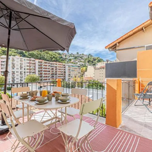 Maison 6-7p, Terrasses, proche Plages, Nice Centre