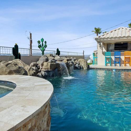 Image of Havasu Hacienda - Pool Hot Tub Outdoor Kitchen