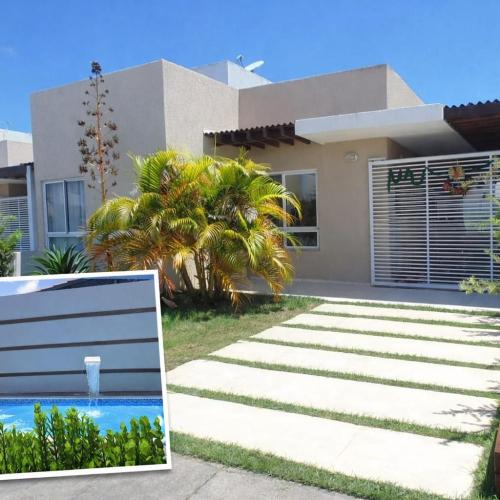 Linda Casa com Piscina em Condomínio Fechado na Praia do Francês em Marechal Deodoro, AL - pousada e hospedagem