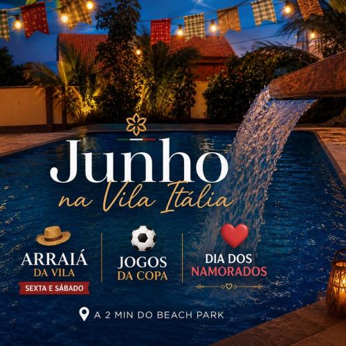 Pousada Vila Italia - Porto da Dunas em Fortaleza, CE - pousada e hospedagem