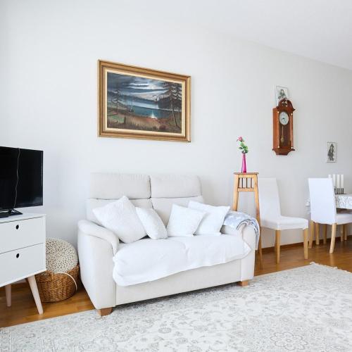 Image of Bright Central Raisio 1BR Apt - Balcony & Sauna