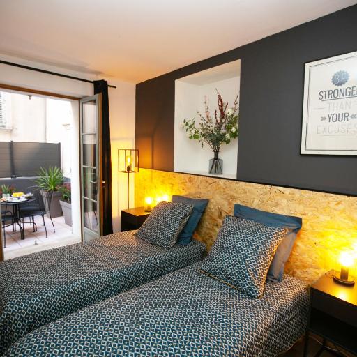 Patio en plein centre de Toulon - T2 climatisé, undefined