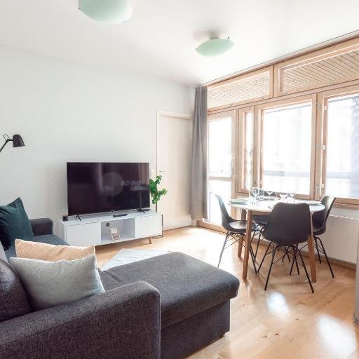 2ndhomes Stylish 1BR home with Balcony and Sauna in Kamppi Center, undefined