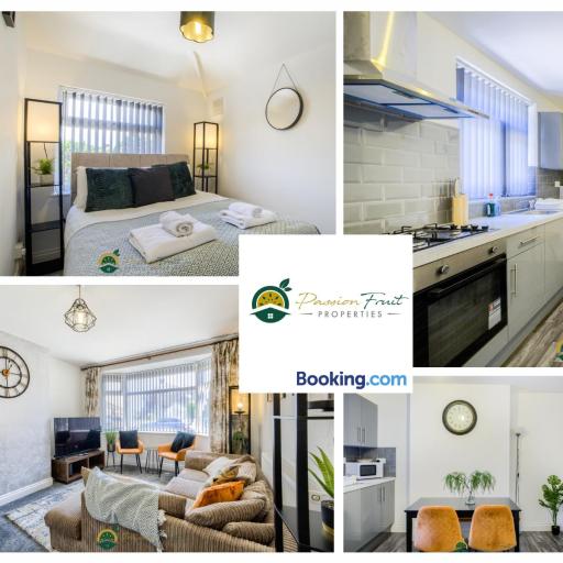 3 Bedroom Coventry House By Passionfruitproperties with Free Wi-fi, Large Garden and Driveway - 52NRC, undefined