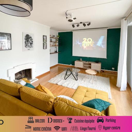 Cinéma & Disney avec Balcon & Parking en Hyper Centre, undefined