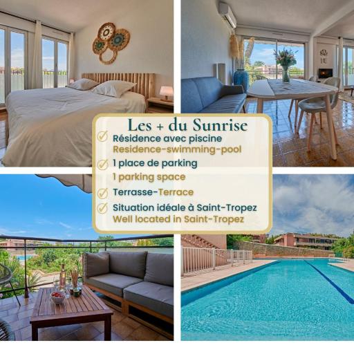Sunrise -Swimming-pool-Saint-Tropez center-parking, undefined