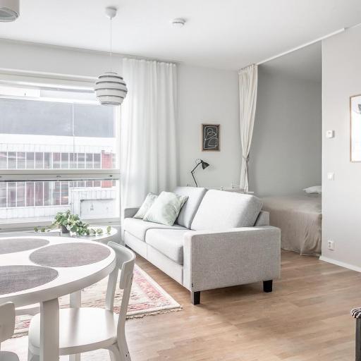 Tyylikäs yksiö Aurajoen rannalla kera autopaikan, undefined