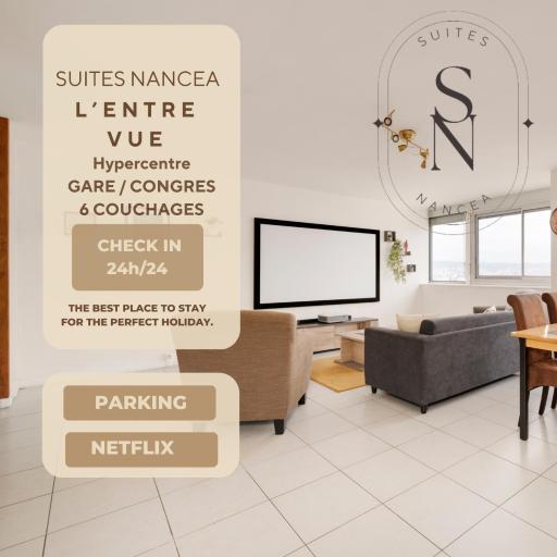 L 'entre Vue - Nancy Gare Congrès - 6 Pers - Parking, undefined