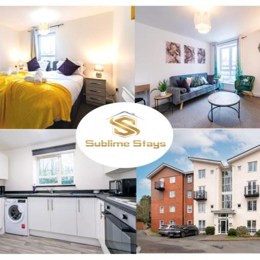 Modern 1BR Apartment with Free Parking Near FarGo Village in Coventry, undefined