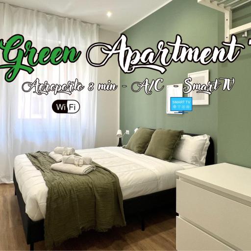 Green Apartment - Airport 8 min - AC - Smart TV, undefined