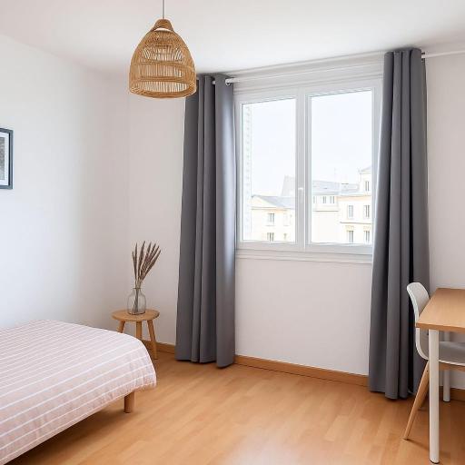 Chambre dans un appartement spacieux de 92m2, undefined