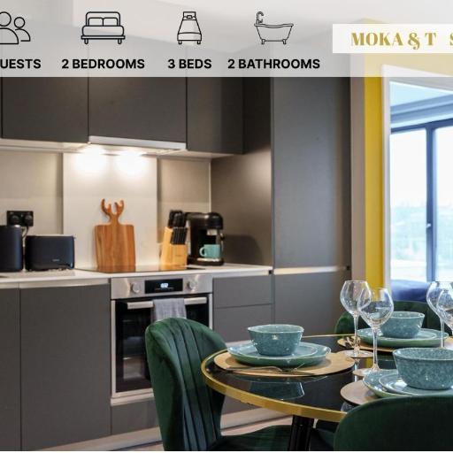 Jungle Luxe Retreat, 2Bed 2Bath Leeds, Center & Stadium, undefined
