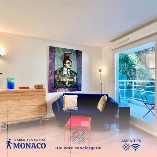 Charming and Cozy 1 bedroom Close to Monaco, undefined