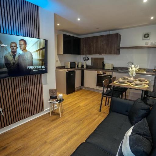 Dreamy escape 2BD apt sofa bed Kelham Hub, undefined