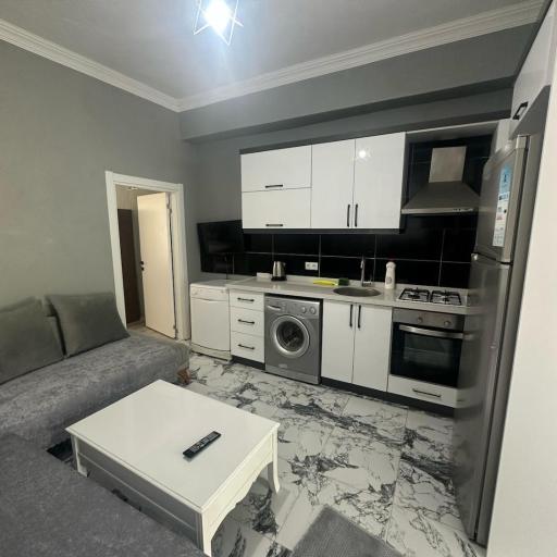 In the center, 6-7 minutes to the airport, close to the sea and coves, undefined