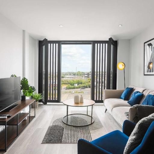 Modern Central Birmingham 2 Bed Apartment, undefined