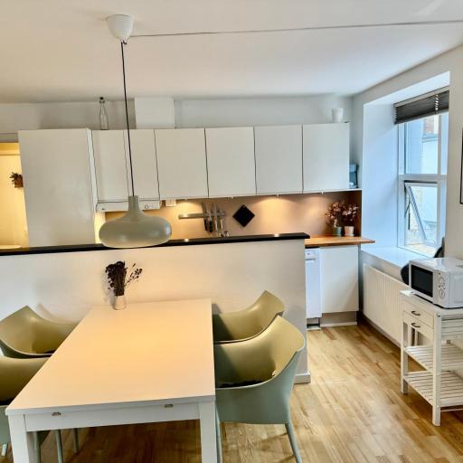 Central lejlighed med tag-terrasse, undefined