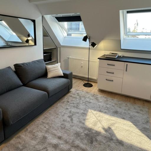 Cozy Design Top-Floor Studio in Karlsruhe-Mühlburg - APOLONIAliving - Apt2, undefined