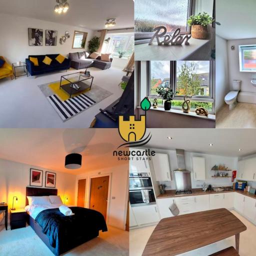 Saltwick House 7 Bed Entire House Free Parking Free Wifi Near Newcastle Airport Near City and A1 Motorway, undefined