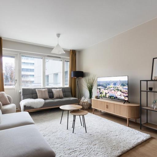 Fully renovated 2-Bedroom apartment in city centrum, undefined