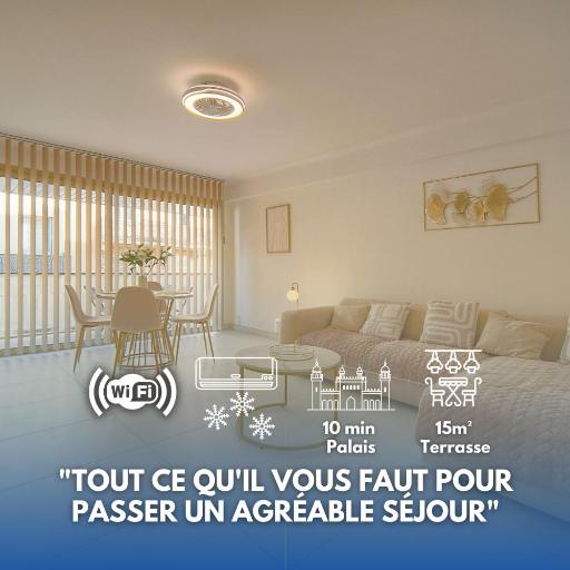 Ruby - Terrace - 10 min Palais - VCA, undefined