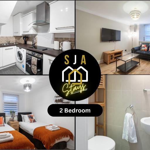 Crown Apartment - SJA Stays - Modern 2 Bed Apartment, undefined