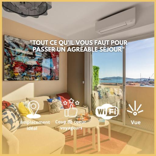 Magnifique appartement climatisé vue mer, undefined