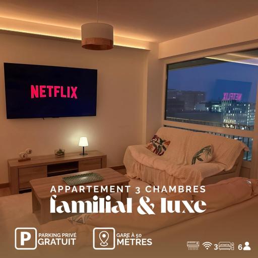 Appartement familial 3 chambres avec Parking privé, undefined
