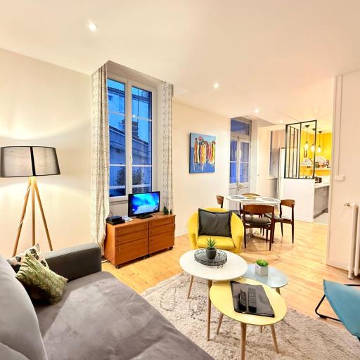 Sejour premium T3 hypercentre, terrasse, wifi Hotel style stay T3 city center terrace WiFi, undefined