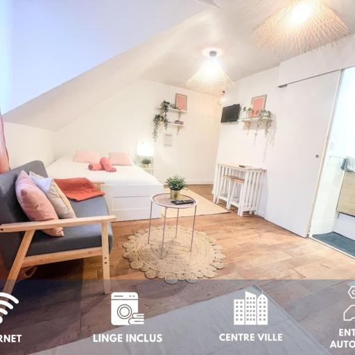 Studio cosy Centre-ville, proche gare et plage, undefined